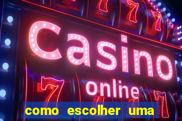 como escolher uma boa cartela de bingo